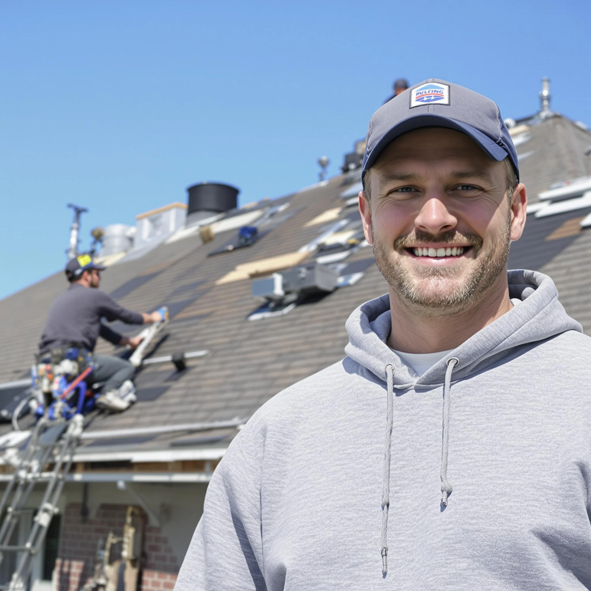 The Mentor Roofing Company team.