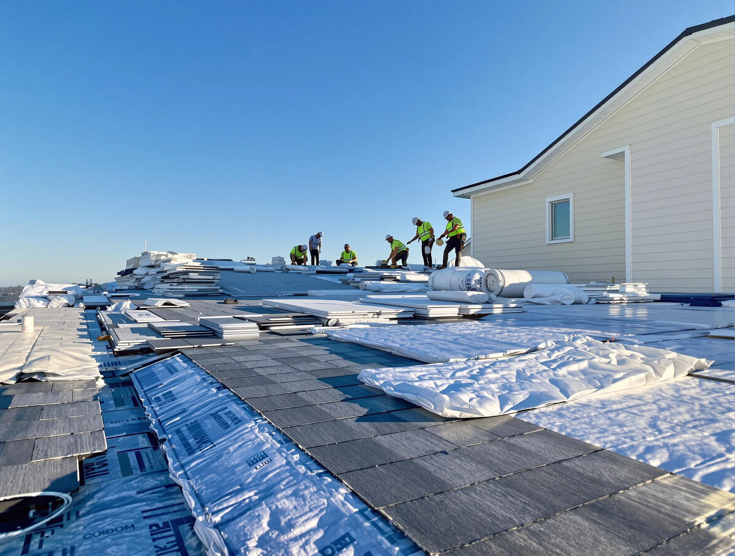 Finished roof installation project by Mentor Roofing Company in Mentor, OH